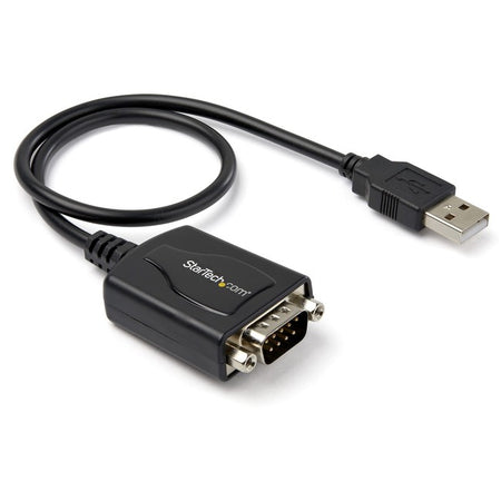 StarTech.com USB to Serial Adapter - 1 Port - COM Port Retention - Texas Instruments TIUSB3410 - USB to RS232 Adapter Cable - ICUSB2321X