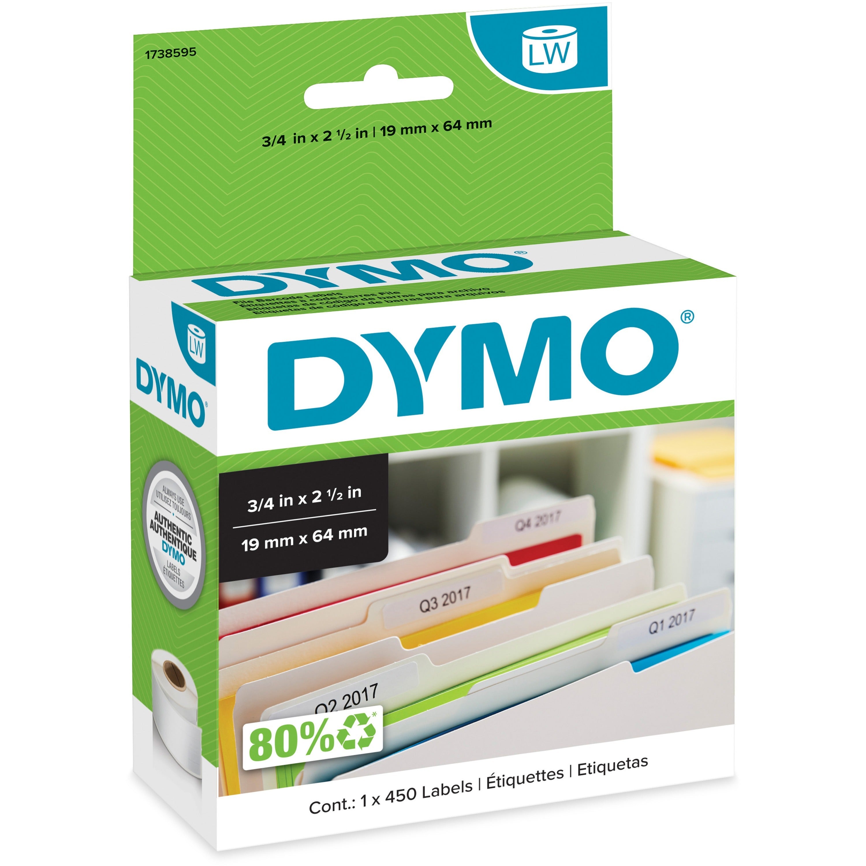 Dymo File Document Management Labels - 1738595