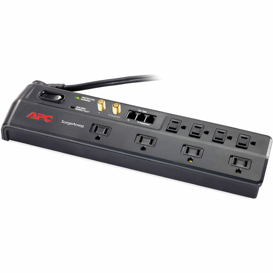 APC SurgeArrest Home/Office 8-Outlets Surge Suppressor - P8VT3