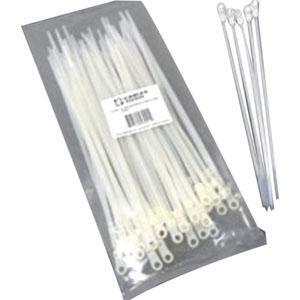 C2G 6in Screw-Mountable Cable Ties - 50pk - 43040