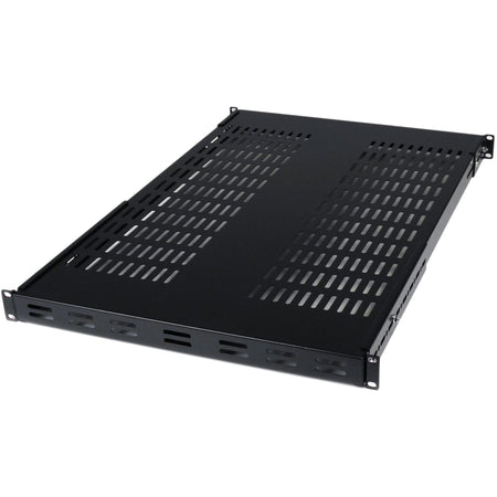 StarTech.com 1U Adjustable Mounting Depth Vented Rack Mount Shelf - 175lbs / 80kg - ADJSHELF