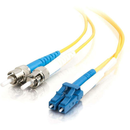 C2G 10m LC-ST 9/125 Duplex Single Mode OS2 Fiber Cable - Yellow - 33ft - 37483