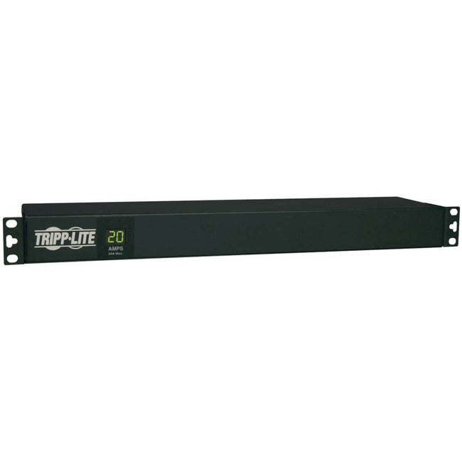 Tripp Lite by Eaton 2.4kW Single-Phase Local Metered PDU, 120V (12 5-15/20R), L5-20P / 5-20P, 120V Input, 15 ft. (4.57 m) Cord, 1U Rack-Mount - PDUMH20