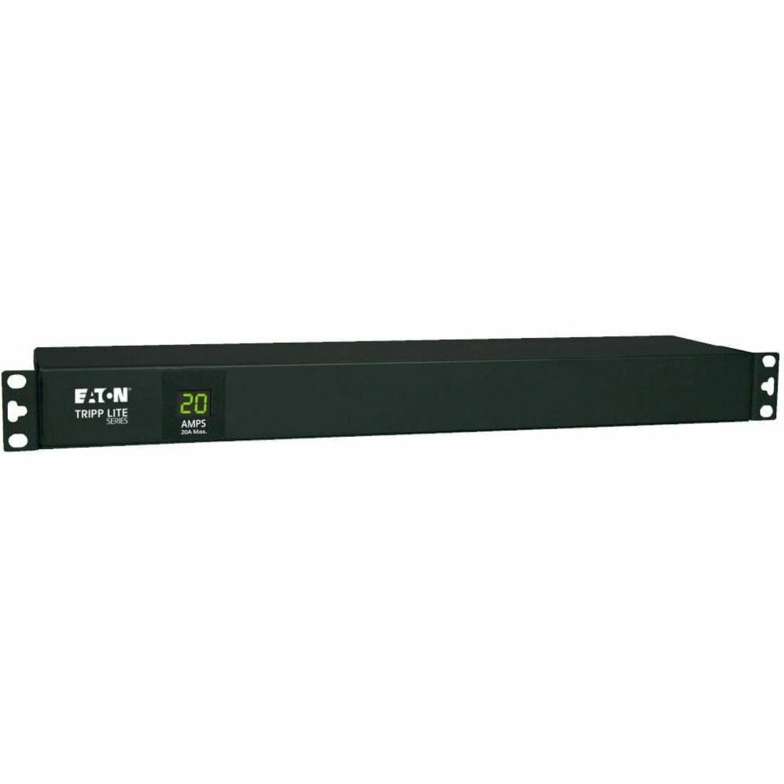 Tripp Lite by Eaton PDU 2.4kW Single-Phase Local Metered PDU 120V (12 5-15/20R) L5-20P / 5-20P 120V Input 15 ft. (4.57 m) Cord 1U Rack-Mount - PDUMH20