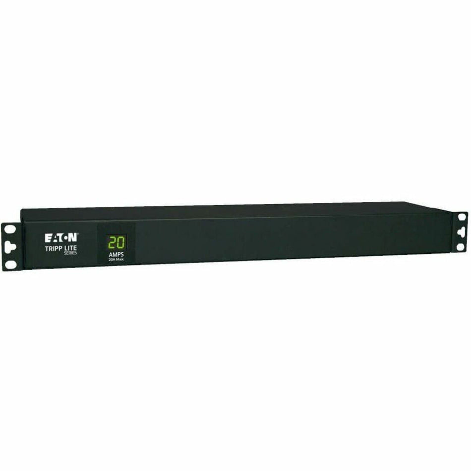Tripp Lite by Eaton PDU 2.4kW Single-Phase Local Metered PDU 120V (12 5-15/20R) L5-20P / 5-20P 120V Input 15 ft. (4.57 m) Cord 1U Rack-Mount - PDUMH20
