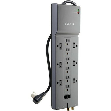 Belkin 12 Outlet Home and Office Surge Protector with 8ft Power Cord - BE112234-08