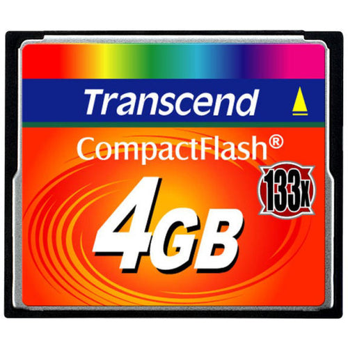 Transcend 4GB CompactFlash Card (133x) - TS4GCF133