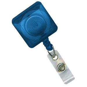 Brady Square Translucent Spring Clip Badge Reel - 2120-5712