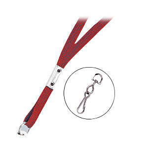 Brady Flat Braid Lanyard with Nickel Plated Steel Swivel Hook - 2135-3506