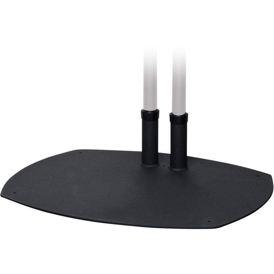 Premier Mounts Low-Profile Dual-Pole Floor Stand with PSD-HDCA Mount Adapter - TSBASE