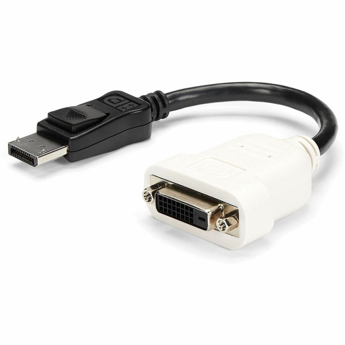 StarTech.com DisplayPort to DVI Adapter, DisplayPort to DVI-D Adapter/Video Converter 1080p, DP 1.2 to DVI Monitor, Latching DP Connector - DP2DVI