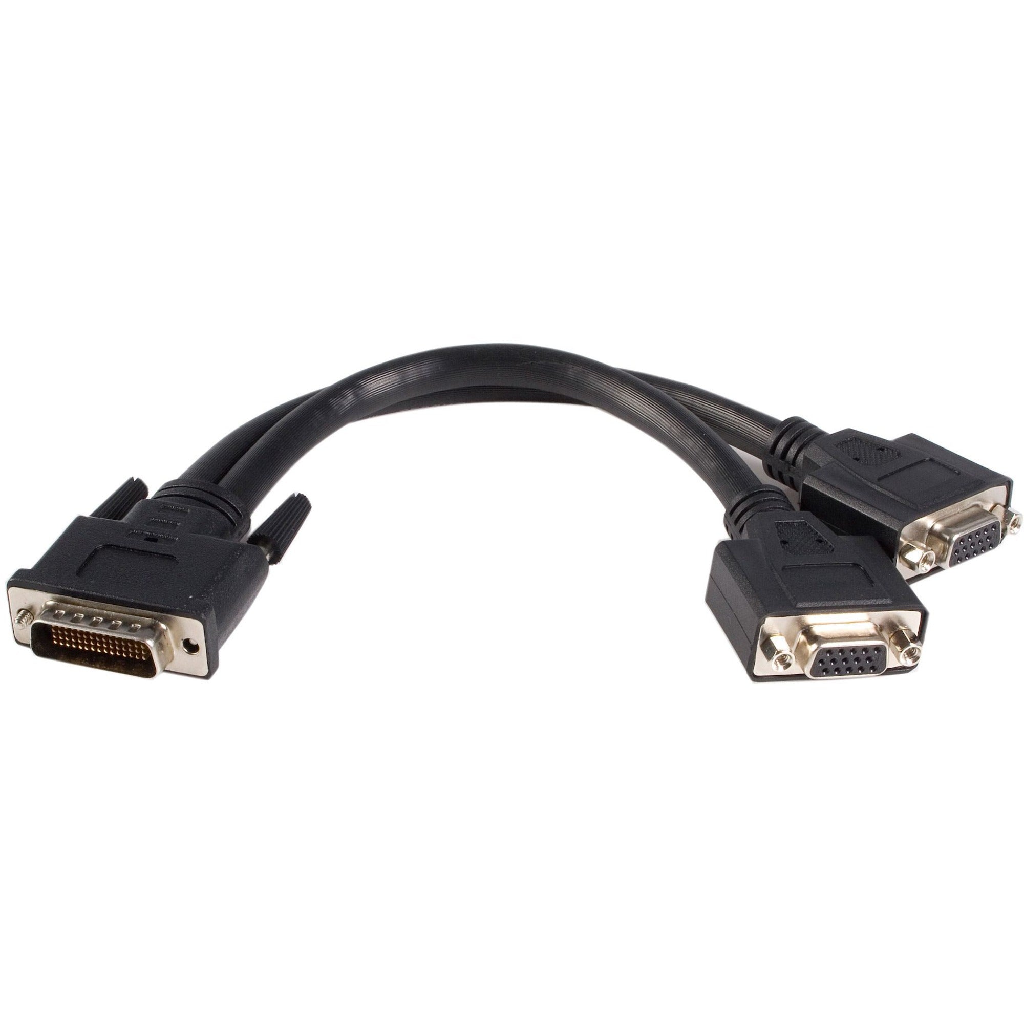 StarTech.com LFH 59 Male to Dual Female VGA DMS 59 Cable - DMSVGAVGA1