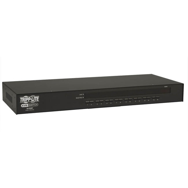 Tripp Lite by Eaton 16-Port 1U Rack-Mount USB/PS2 KVM Switch with On-Screen Display - B042-016