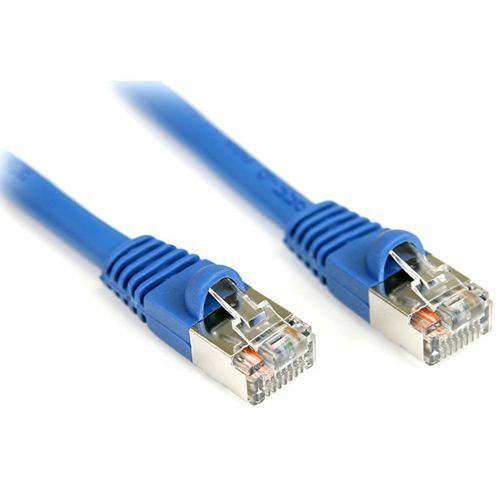 StarTech.com 3 ft Blue Shielded Snagless Cat5e Patch Cable - S45PATCH3BL