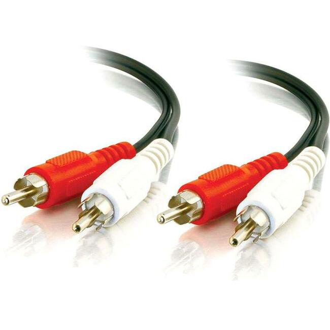 C2G Value Series 6ft Composite Audio Cable - RCA Stereo Audio Cable - M/M - 40464
