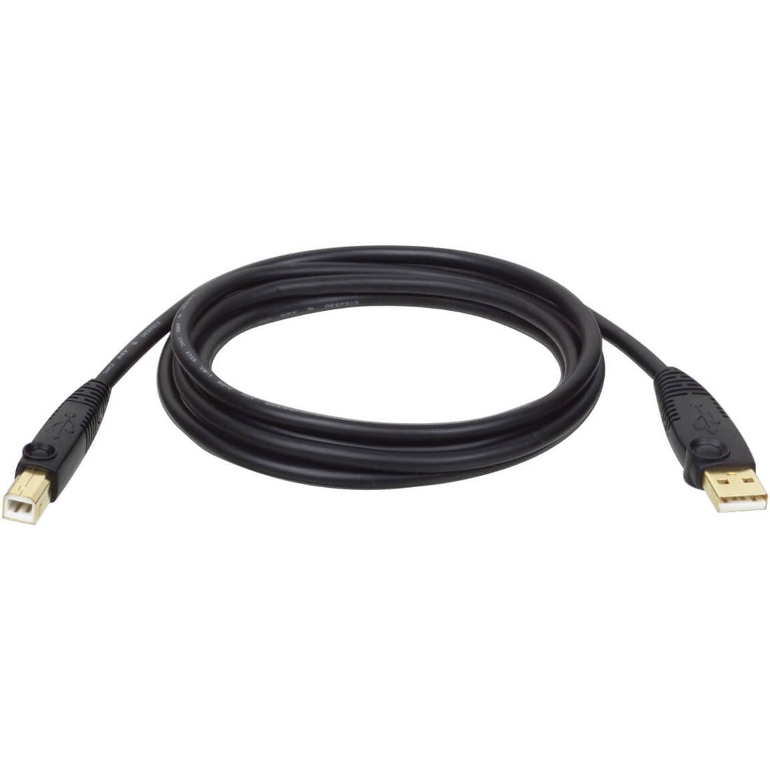 Tripp Lite by Eaton 10ft USB 2.0 Hi-Speed A/B Device Cable Shielded M/M - U022-010