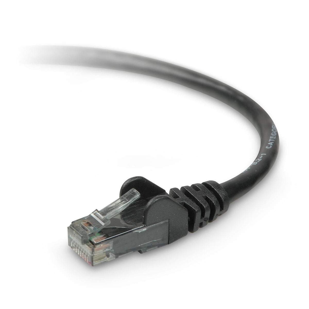 Belkin 6ft Cat6 Snagless Molded Patch Cable RJ45 - patch cable - ethernet - 6 ft - black - A3L980-06-BLK-S