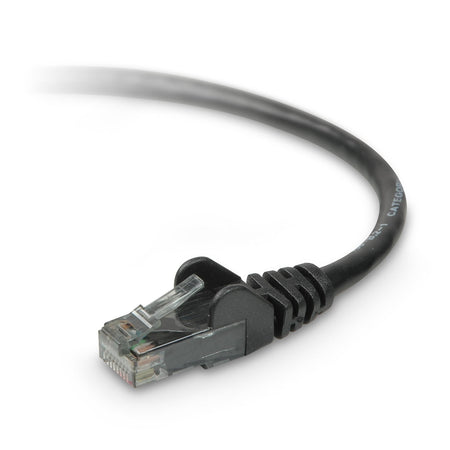 Belkin 6ft Cat6 Snagless Molded Patch Cable RJ45 - patch cable - ethernet - 6 ft - black - A3L980-06-BLK-S