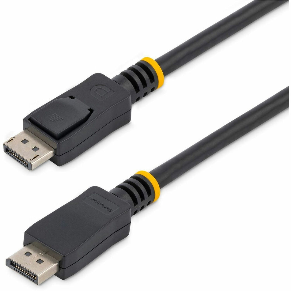 StarTech.com 15ft (4.6m) DisplayPort 1.2 Cable, 4K x 2K UHD VESA Certified DP Cable, DP Cord for Monitor, with Latching Connectors - DISPLPORT15L