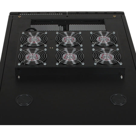 Tripp Lite by Eaton SmartRack Roof-Mounted Fan Panel - 6-120V high-performance fans; 630 CFM 5-15P plug - SRFANROOF