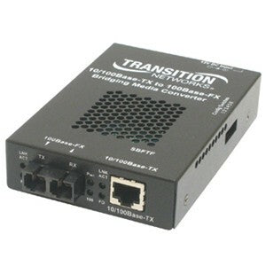 Transition Networks 10/100 Bridging 10/100Base-TX to 100Base-FX Media Converter - SBFTF1011-105-NA