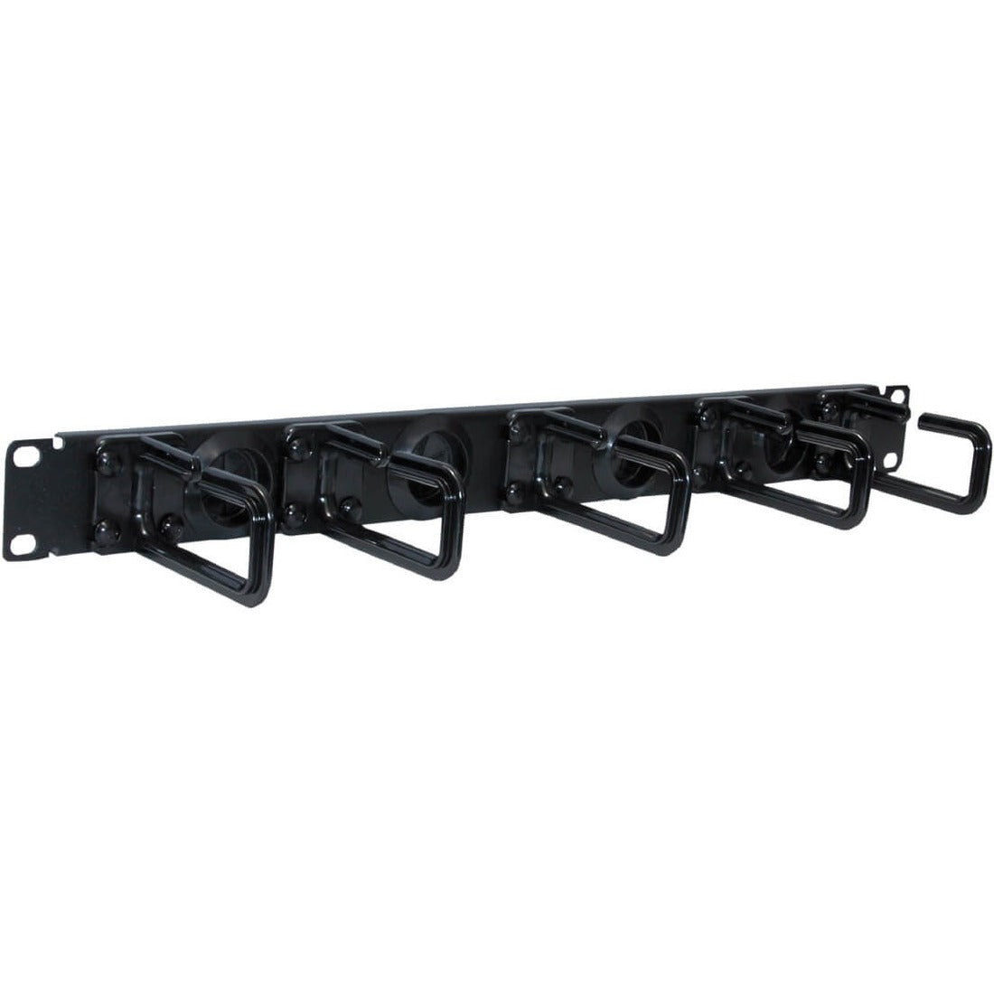 Tripp Lite by Eaton Rack Enclosure Cabinet Horizontal Cable Ring Flexible 1URM - SRCABLERING1U