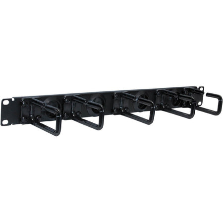 Tripp Lite by Eaton Rack Enclosure Cabinet Horizontal Cable Ring Flexible 1URM - SRCABLERING1U