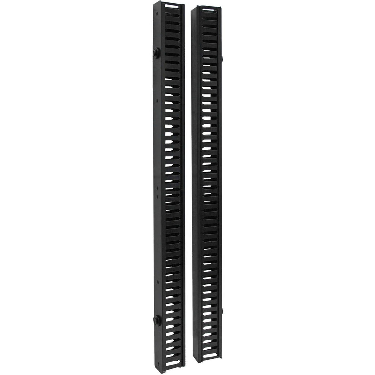 Tripp Lite by Eaton SmartRack 6 ft. (1.83 m) Vertical Cable Manager - Double finger duct with cover & toolless mounting - SRCABLEDUCTVRT