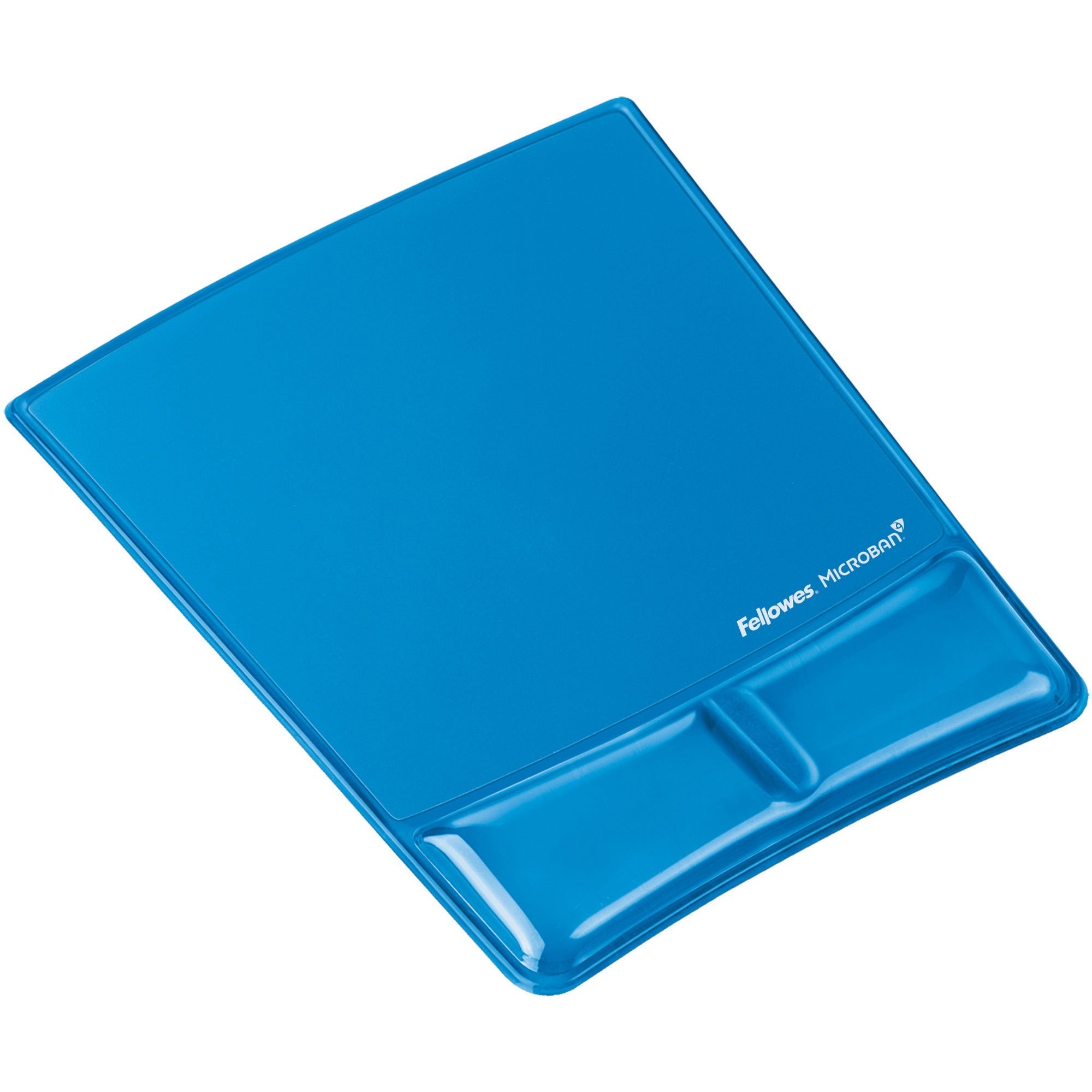 Fellowes Mouse Pad / Wrist Support with Microban&reg; Protection - 9182201