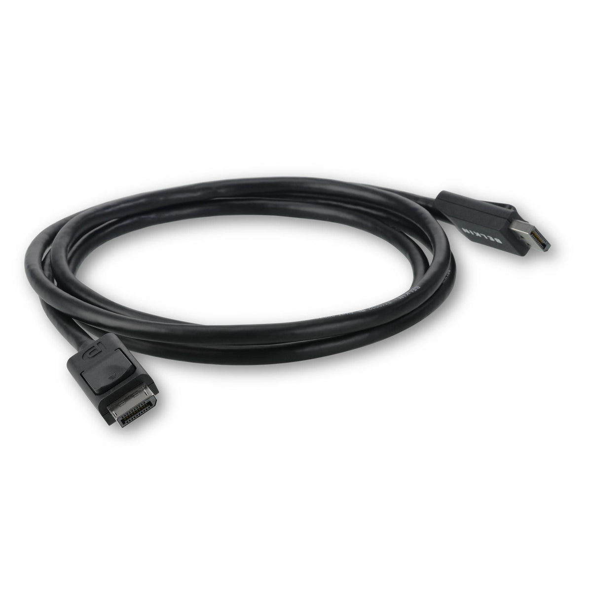 Belkin 3ft DisplayPort Cable with Latches Video/Audio - DP 4K M/M - Black - F2CD000B03-E
