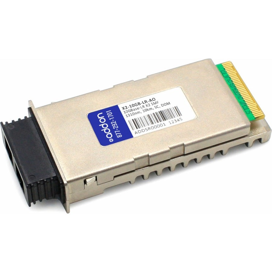 AddOn Cisco X2-10GB-LR Compatible TAA Compliant 10GBase-LR X2 Transceiver (SMF, 1310nm, 10km, SC, DOM) - X2-10GB-LR-AO