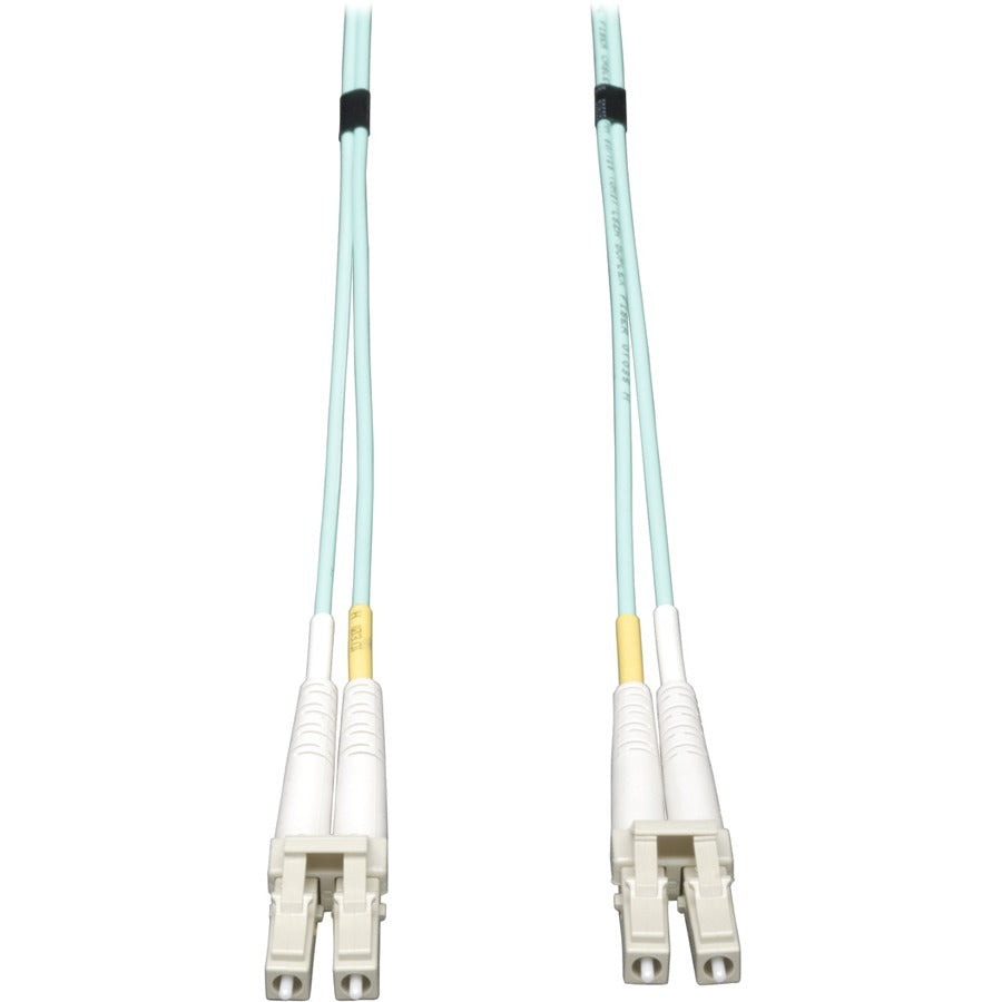 Tripp Lite by Eaton 10Gb Duplex Multimode 50/125 OM3 LSZH Fiber Patch Cable (LC/LC) - Aqua 12M (39 ft.) - N820-12M