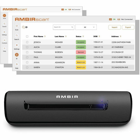 Ambir PS667 Simplex A6 ID Card Scanner - PS667-AS