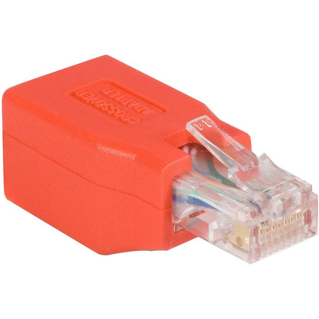 StarTech.com Crossover adapter - RJ-45 (M) - RJ-45 (F) - Gigabit - ( CAT 6 ) - red - C6CROSSOVER