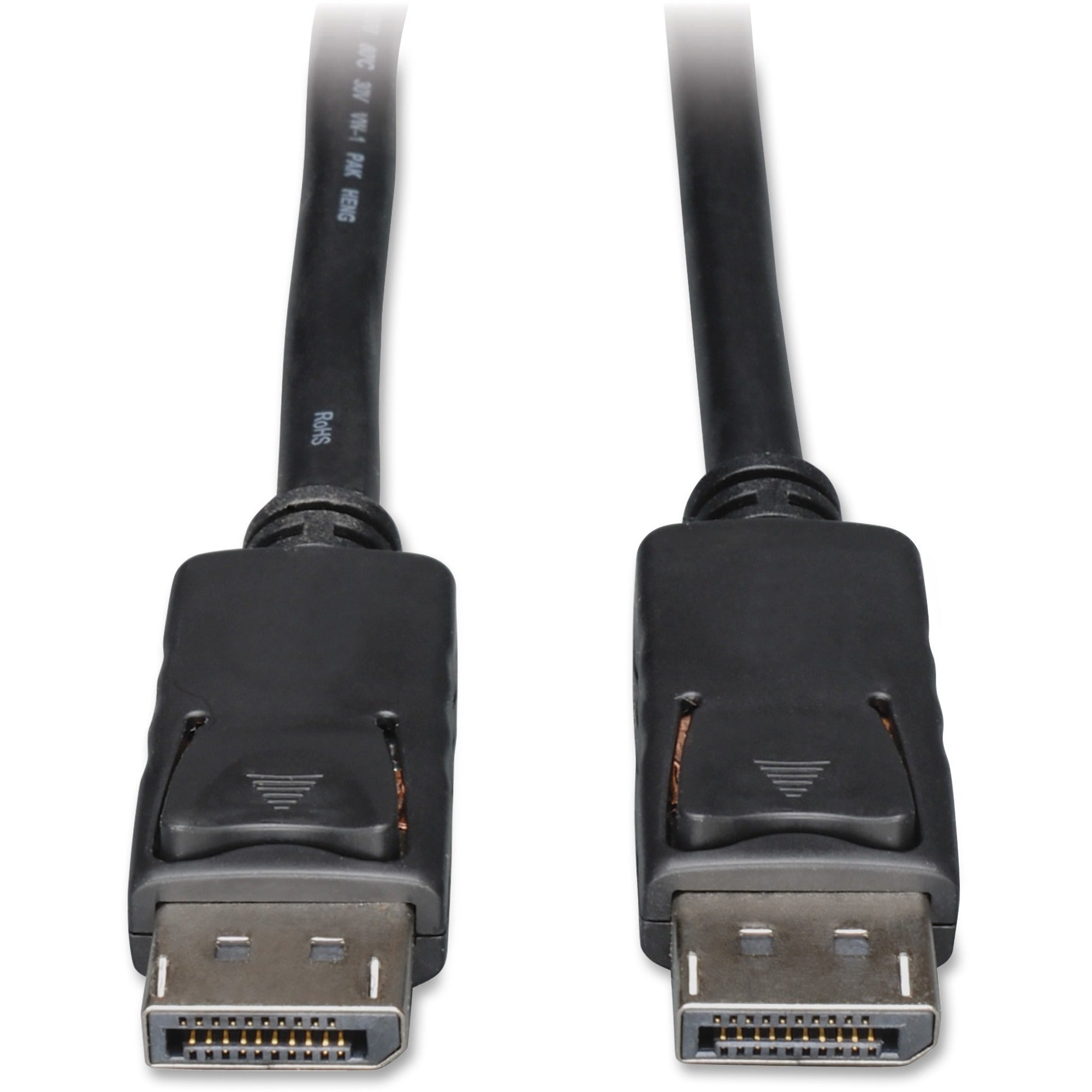 Tripp Lite by Eaton DisplayPort Cable with Latching Connectors 4K 60 Hz (M/M) Black 15 ft. (4.57 m) - P580-015