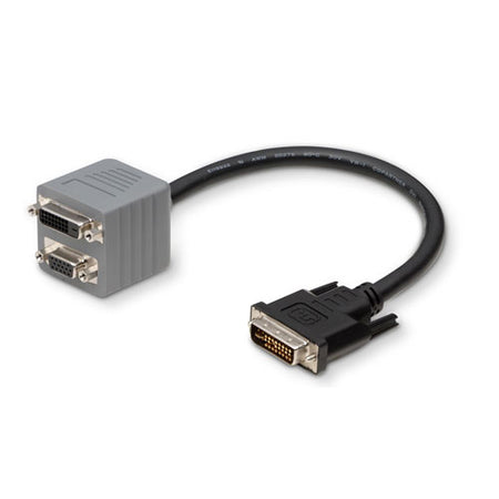 Belkin Dual Link Cable Adapter - DVI-I Video, HD-15 Female VGA, DVI-D Female Digital Video - 0.3m - F2E7900-01-DV