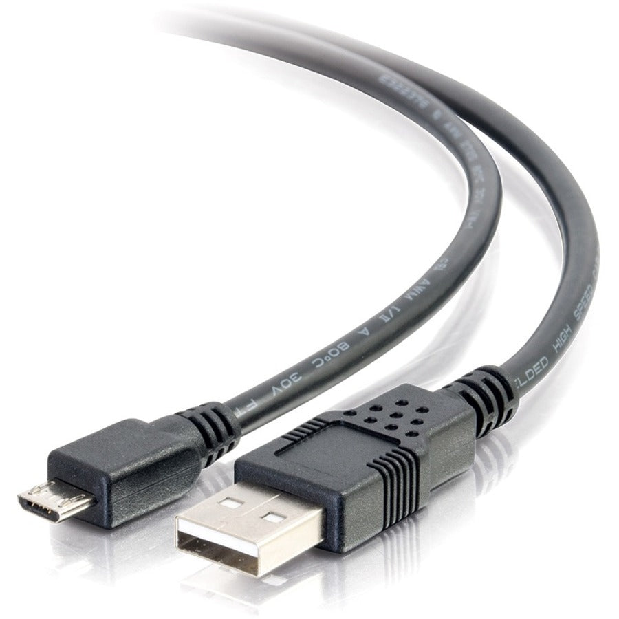 C2G 9.8ft USB to Micro B Cable - USB A to Micro USB Cable - USB 2.0 - M/M - 27366