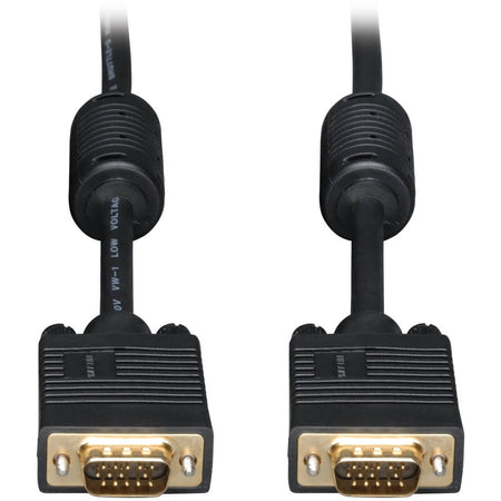Eaton Tripp Lite Series VGA High-Resolution RGB Coaxial Cable (HD15 M/M), 10 ft. (3.05 m) - P502-010