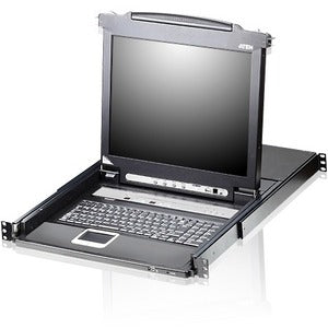 Aten Slideaway CL5716 19" LCD Console with 16-Port KVMP Switch-TAA Compliant - CL5716M