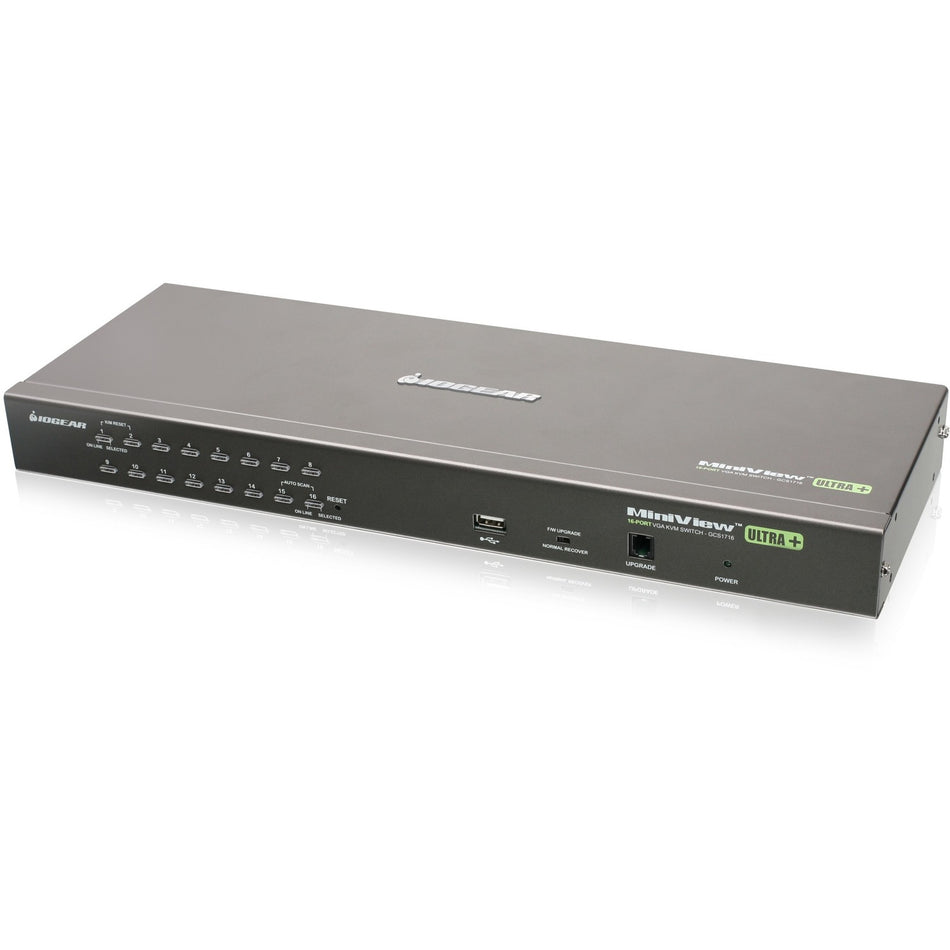 IOGEAR GCS1716 16-Port USB PS/2 Combo KVM Switch - GCS1716