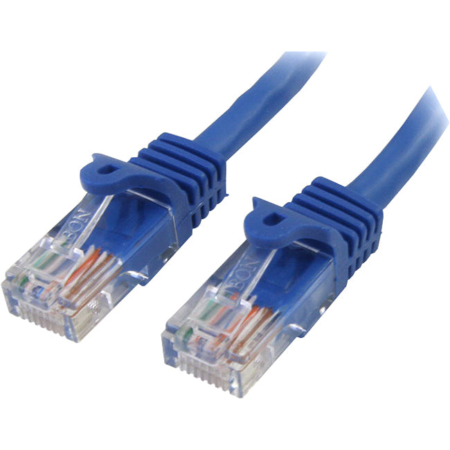 StarTech.com 25 ft Blue Snagless Cat5e UTP Patch Cable - RJ45PATCH25