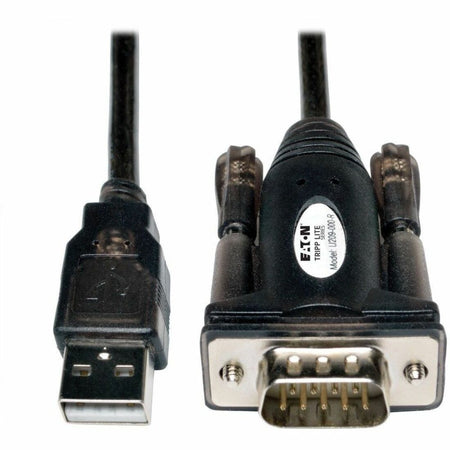 Tripp Lite by Eaton USB-A to RS-232 (DB9) Serial Adapter Cable (M/M) 5 ft. (1.5 m) - U209-000-R