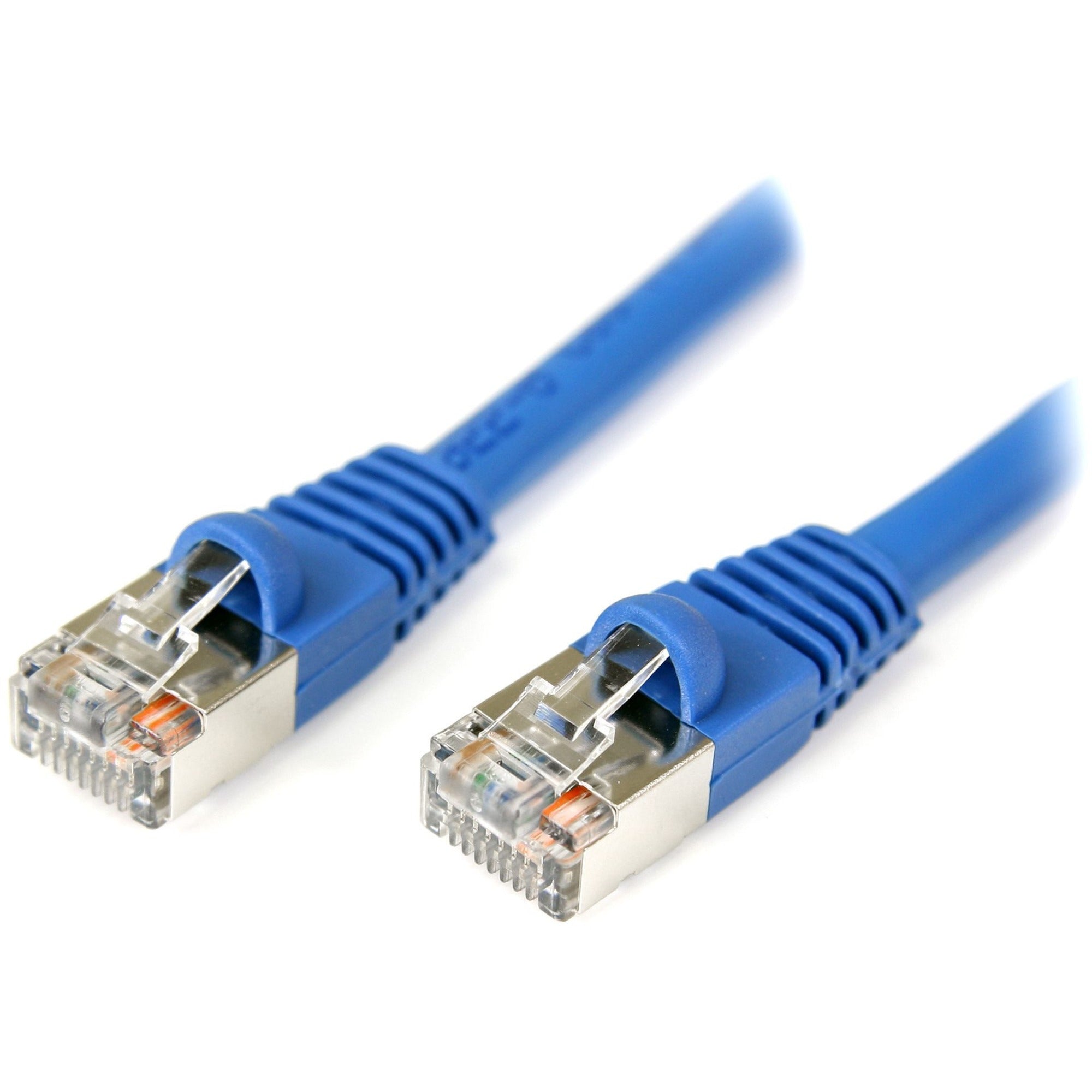 StarTech.com 10 ft Blue Snagless Shielded Cat5e Patch Cable - S45PATCH10BL
