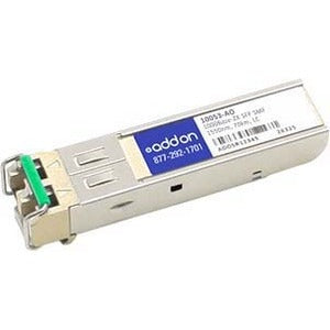 AddOn Extreme Networks 10053 Compatible TAA Compliant 1000Base-ZX SFP Transceiver (SMF, 1550nm, 70km, LC) - 10053-AO