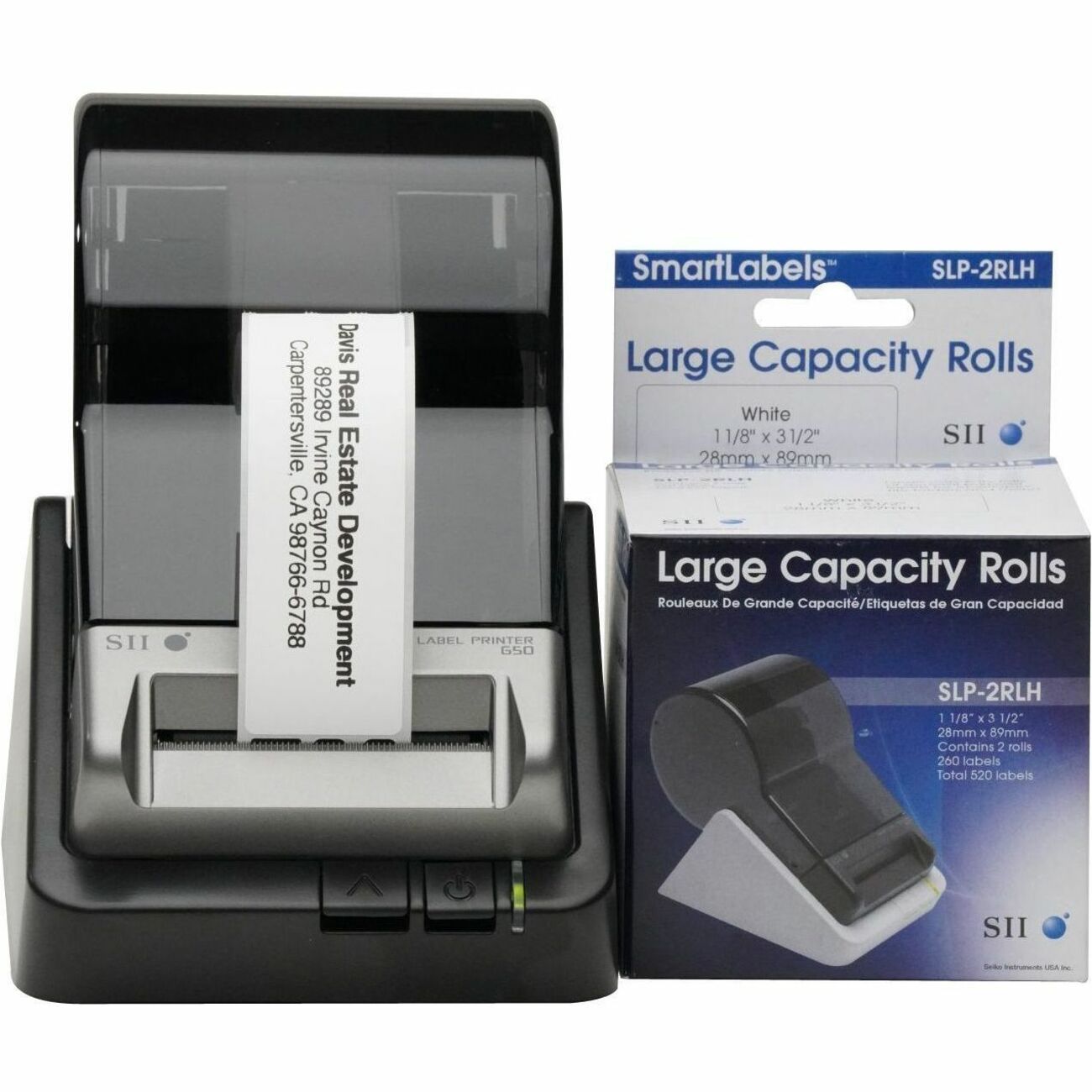 Seiko SmartLabel SLP-2RLH High-Capacity White Address Labels - SLP-2RLH