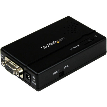 StarTech.com High Resolution VGA to Composite (RCA) or S-Video Converter - PC to TV - VGA2VID