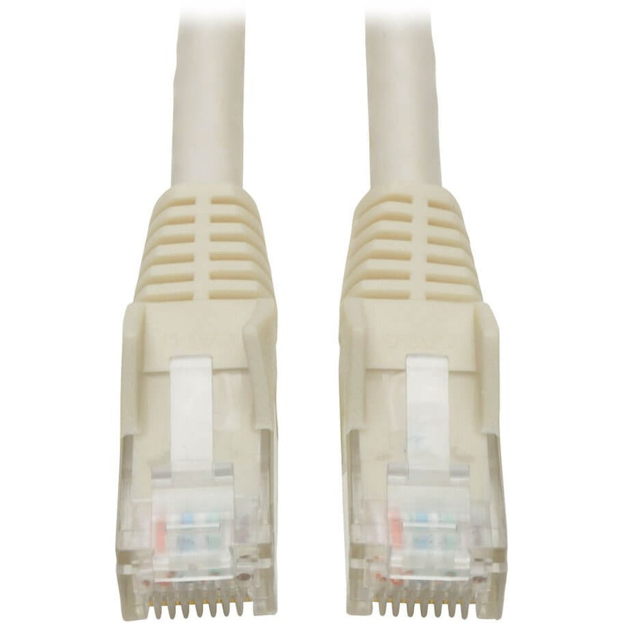 Tripp Lite by Eaton Cat6 Gigabit Snagless Molded (UTP) Ethernet Cable (RJ45 M/M) PoE White 7 ft. (2.13 m) - N201-007-WH