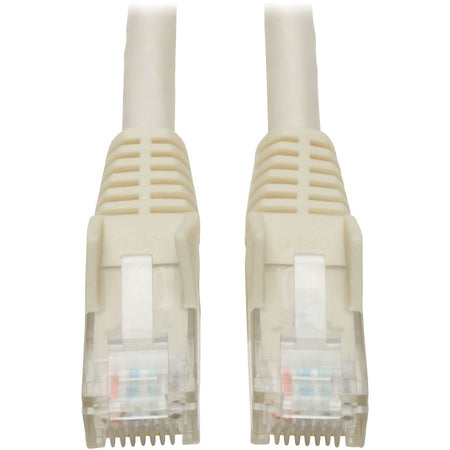 Tripp Lite by Eaton Cat6 Gigabit Snagless Molded (UTP) Ethernet Cable (RJ45 M/M) PoE White 10 ft. (3.05 m) - N201-010-WH