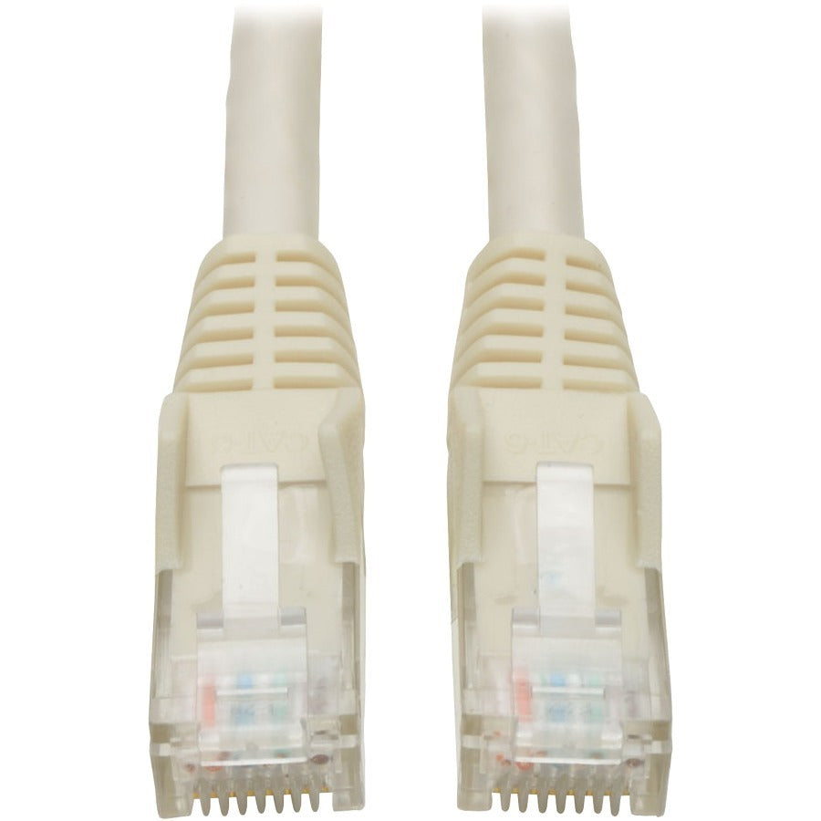 Tripp Lite by Eaton Cat6 Gigabit Snagless Molded (UTP) Ethernet Cable (RJ45 M/M) PoE White 25 ft. (7.62 m) - N201-025-WH