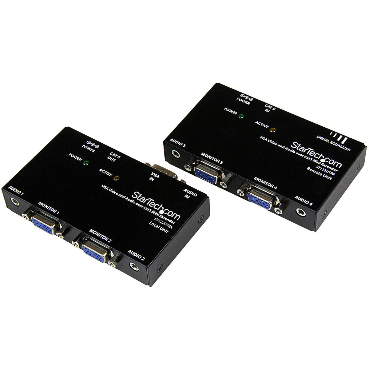 StarTech.com VGA Video Extender over Cat 5 with Audio - ST122UTPA